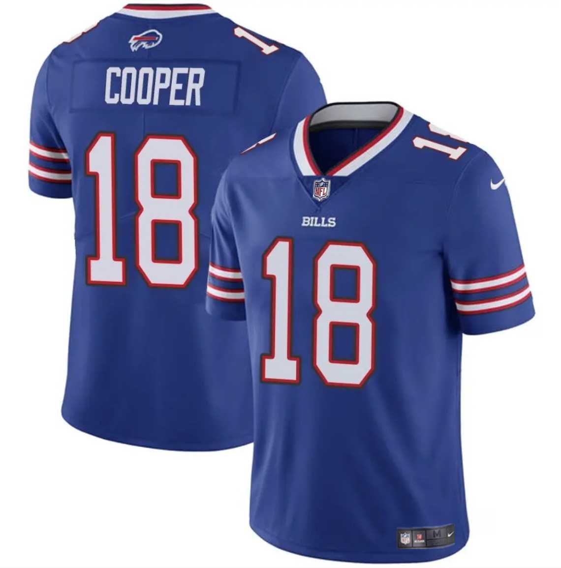 Men & Women & Youth Buffalo Bills #18 Amari Cooper Royal 2024 Vapor Untouchable Limited Stitched Jersey Dzhi->buffalo bills->NFL Jersey